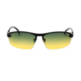 Žlto-zelené nočné okuliare pre vodičov "Irondriver"