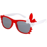 Červené detské slnečné okuliare "Bunny" (3-7 rokov)