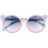 Modro-ružové špicaté slnečné okuliare pre deti "Tiger" (3-7 rokov)