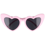Ružové dámske srdiečkové okuliare "Heart"