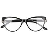 Čierne číre dámske okuliare „Angel“
