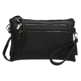 Čierna crossbody kabelka s extra vreckami „Dressy“