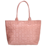 Ružová luxusná kožená shopper kabelka „Royal“