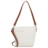 Biela crossbody kabelka na rameno „Prudence“