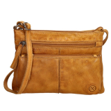 Svetlohnedá prémiová kožená crossbody kabelka „Bonavitta“