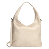 Svetlobéžová veľká shopper kabelka cez plece „Daphne“