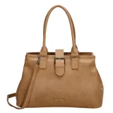 Hnedá objemná shopper kabelka „Lillian“