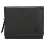 Čierna malá kožená peňaženka "Clarrisa"