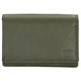 Zelená praktická kožená peňaženka "Collect"