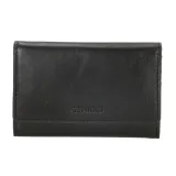 Čierna dámska kožená peňaženka "Helene"