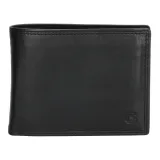 Čierna pánska kožená peňaženka "Cruele"
