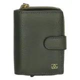 Zelená elegantná peňaženka s RFID ochranou "Teyla"