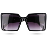 Čierne oversized dámske slnečné okuliare „Beauty"