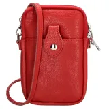Červená elegantná kabelka na mobil „Funky“
