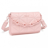 Ružová extravagantná crossbody kabelka "Chain"