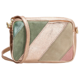 Farebná luxusná kožená crossbody kabelka „Impossible“