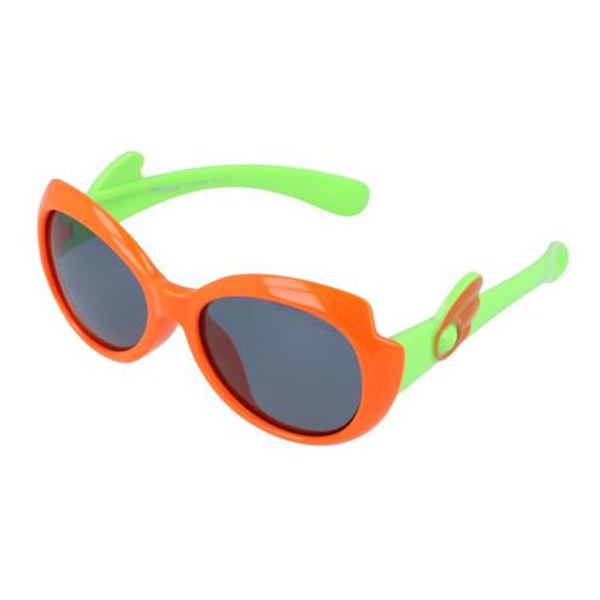 Oranžovo-zelené bodkované detské okuliare &quot;Wings&quot;