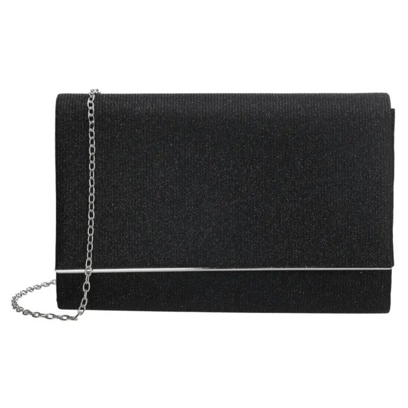 Čierna spoločenská kabelka s retiazkou „Femme“