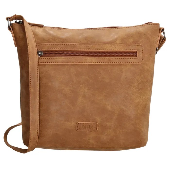 E-shop Hnedá prešívaná crossbody kabelka „Sunset“