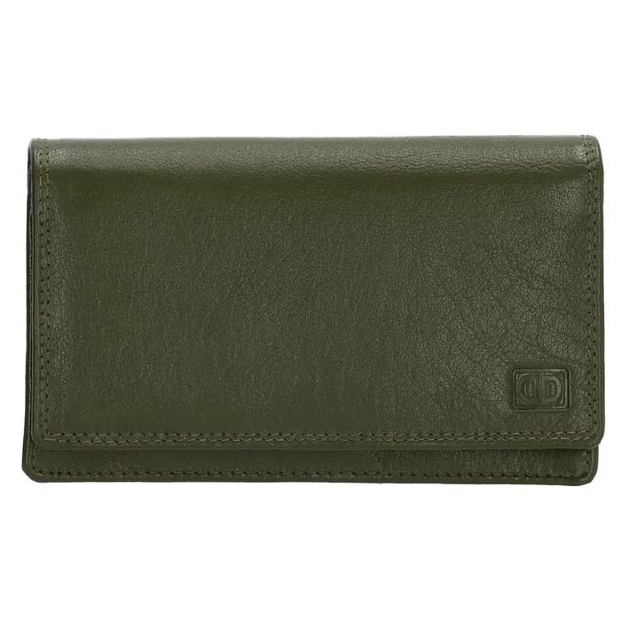 E-shop Zelená veľká kožená peňaženka "Dominas"