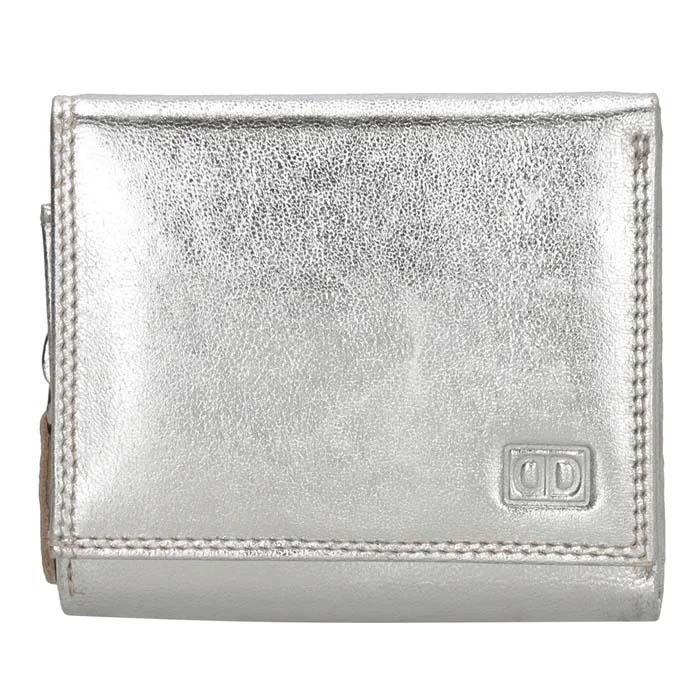 E-shop Strieborná malá kožená peňaženka "Clarrisa"