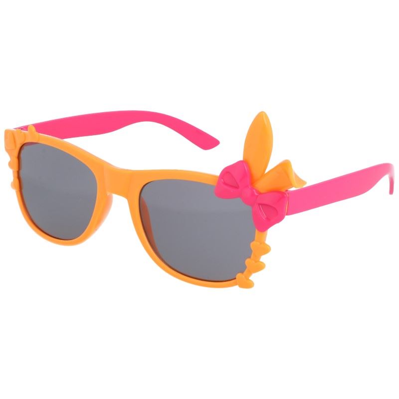 Oranžové detské slnečné okuliare "Bunny" (3-7 rokov)