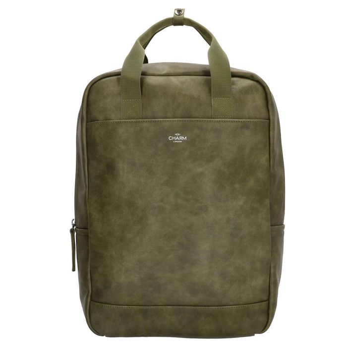 Zelený vodeodolný kožený ruksak „Wonder“