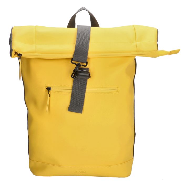 Žltý objemný vintage ruksak „Modern“