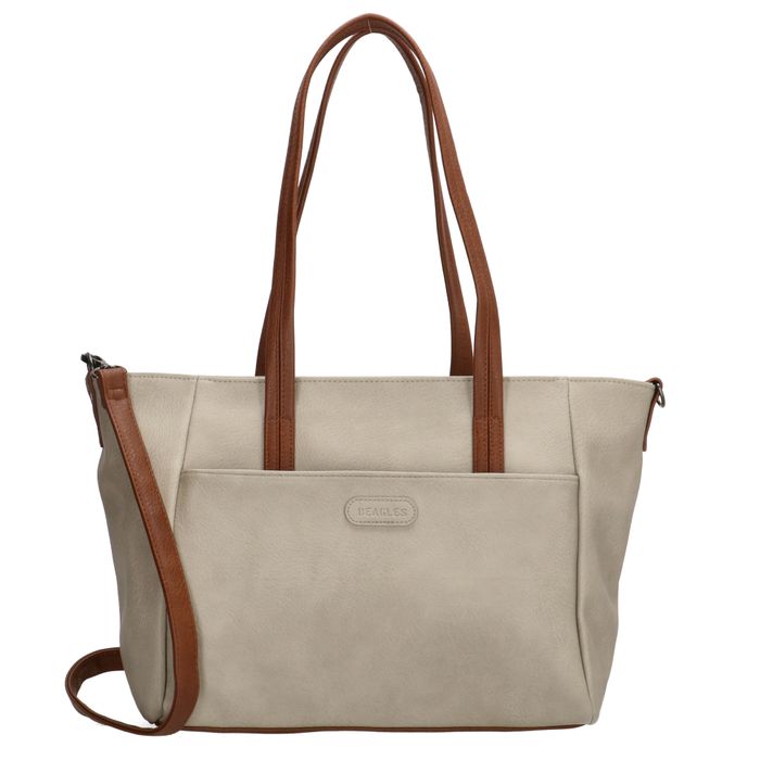 Svetlosivá shopper kabelka cez plece „Glory“