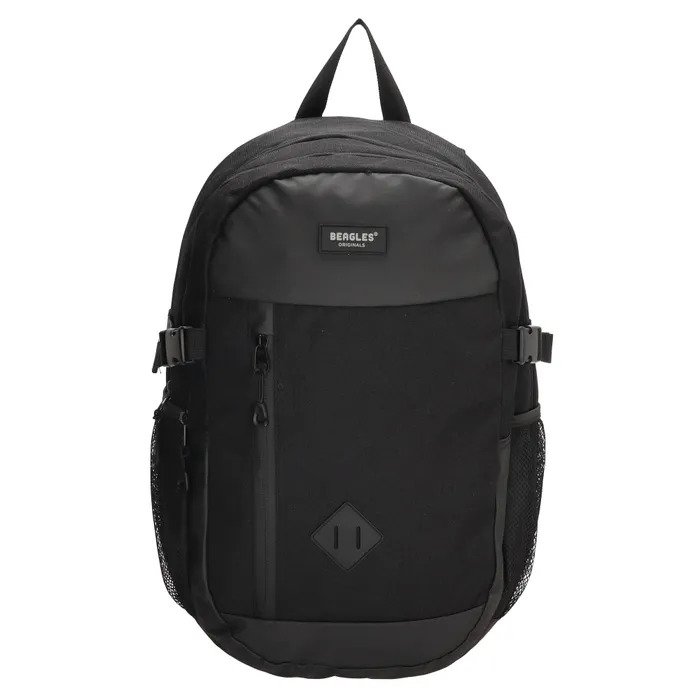 Čierny objemný ruksak do školy + notebook „Bang“