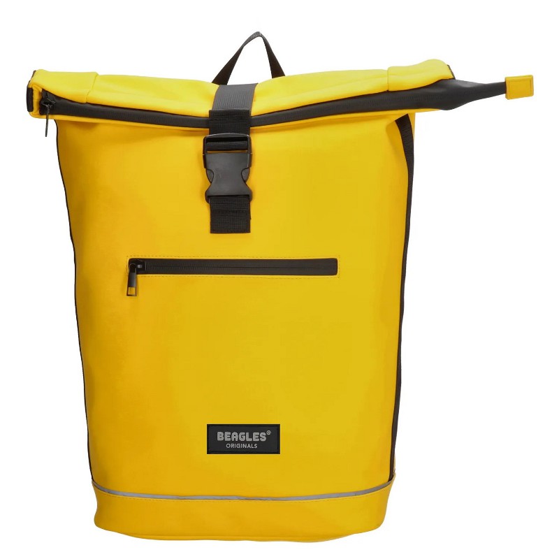 Žltý nepremokavý objemný ruksak "Raindrop“