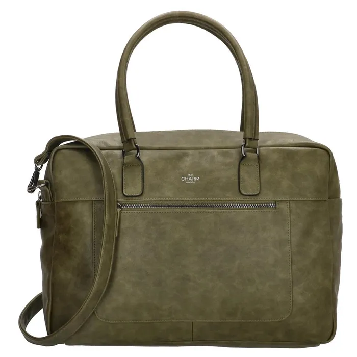 Zelená dámska kabelka na notebook „Bonita“