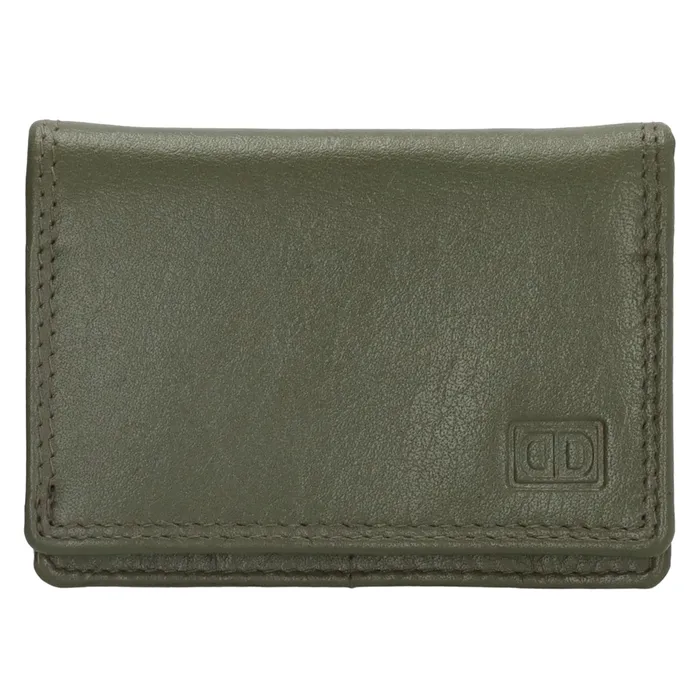 Zelená malá kožená peňaženka "Merry"