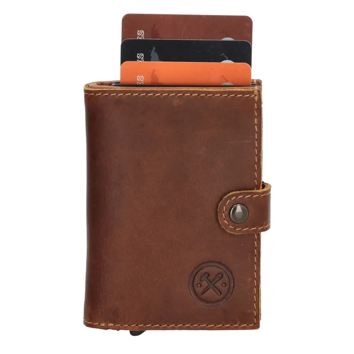 Hnedá kožená peňaženka s RFID ochranou "Protect"