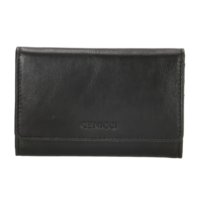 Čierna dámska kožená peňaženka "Helene"