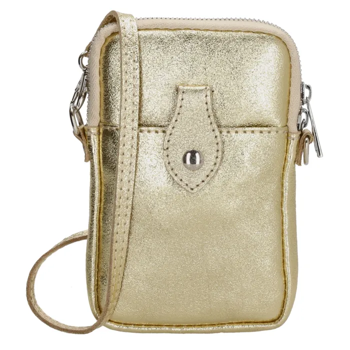 Zlatá elegantná kabelka na mobil „Funky“