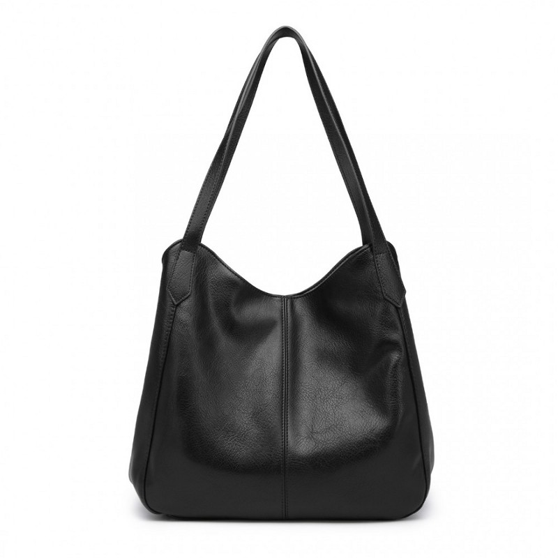 Čierna objemná shopper kabelka "Sydney"