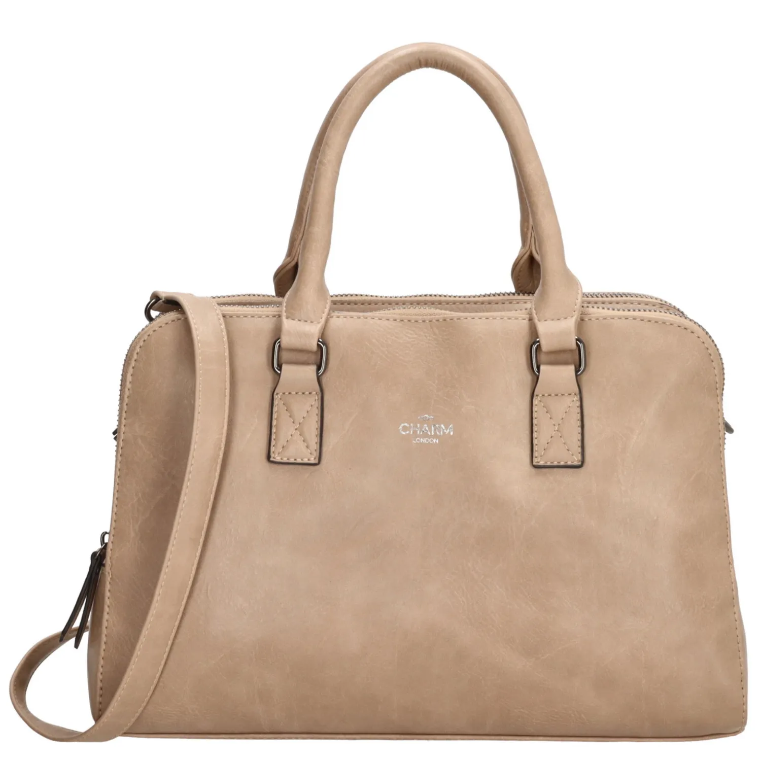 Béžová objemná shopper kabelka „Chelsea“