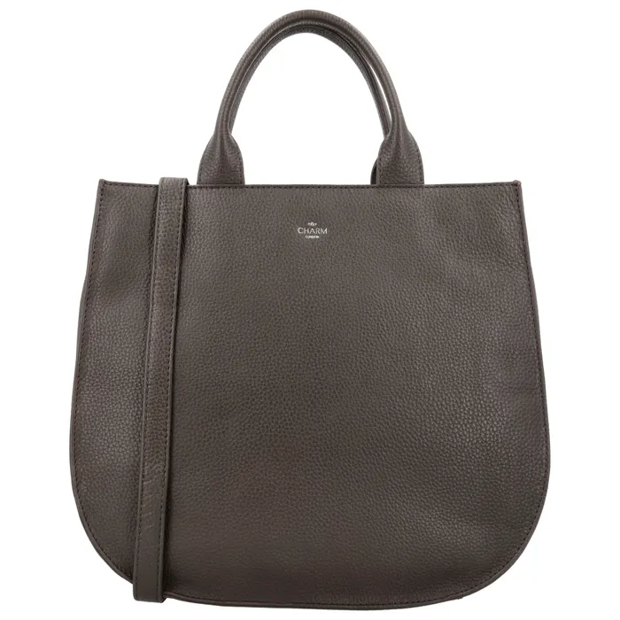 Tmavohnedá luxusná kožená shopper kabelka „Euphoria”