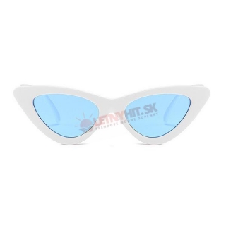 Modro-biele dámske okuliare "Triangle"