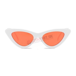 Oranžovo-biele dámske okuliare "Triangle"
