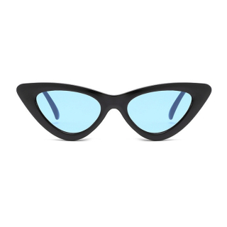 Modro-čierne dámske okuliare "Triangle"