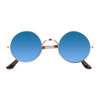 Modré zrkadlové okuliare Lenonky