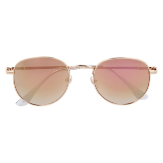 Ružové slnečné okuliare pilotky "Oval Classic"