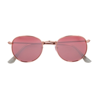 Ružové zrkadlové okuliare "Oval Classic"