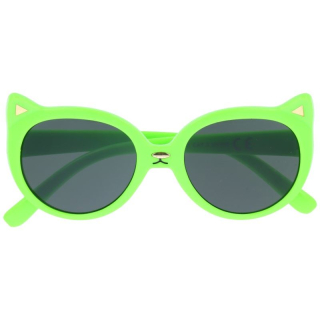 Zelené detské slnečné okuliare "Kitty" (3-8 rokov)