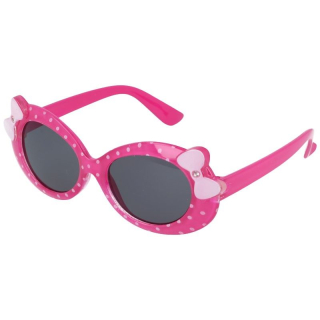 Ružové bodkované slnečné okuliare pre deti "Sweet" (3-6 rokov)