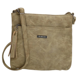 Tmavozelená lacná malá crossbody kabelka „Lory“