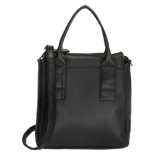 Čierna kabelka cez rameno s extra vreckami „Yasmine“