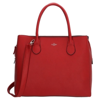 Červená prémiová veľká shopper kabelka „Noblesse“